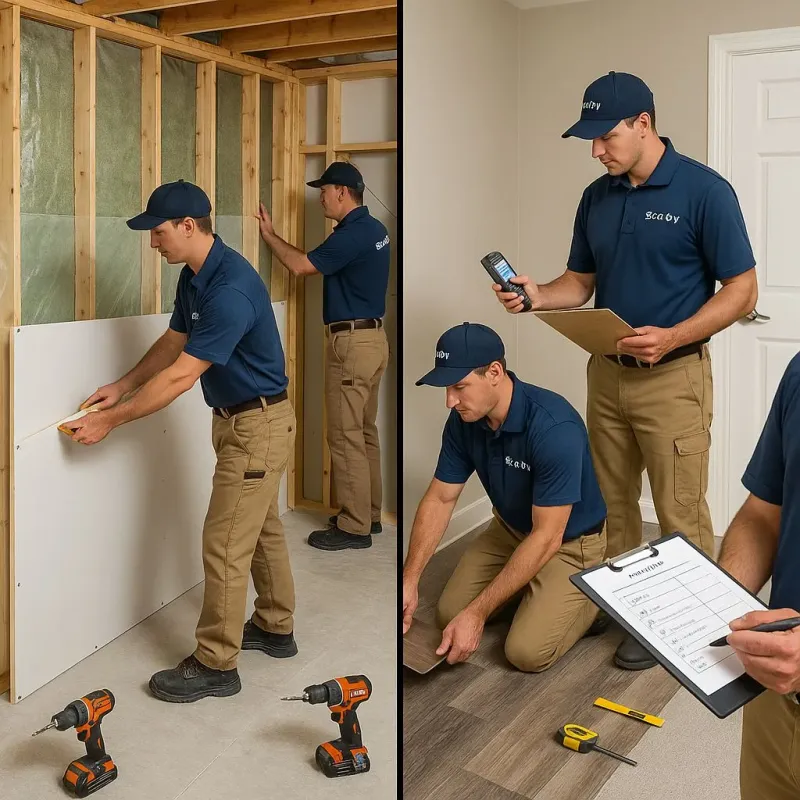 Repairs and Reconstruction process in Orange, TX